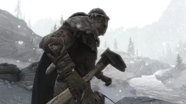Worn Woodcutters Axe